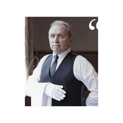 George, butler at domestic staff agency Bespoke Bureau