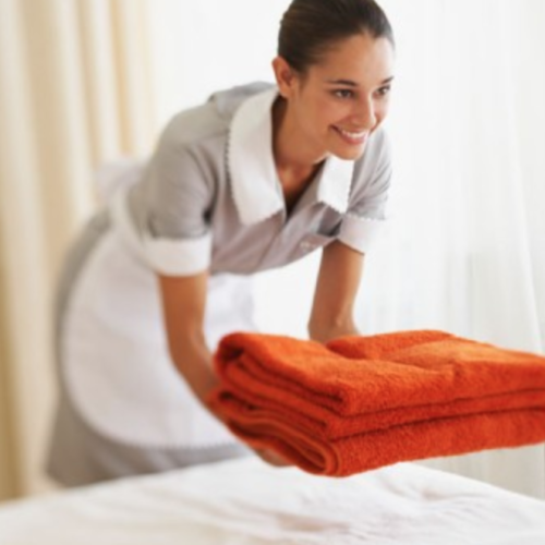 Filipina housekeeper