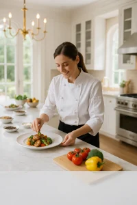 Female private chef