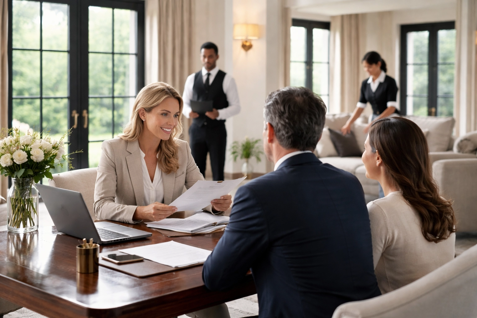 Consultation on employing household staff in a private home setting