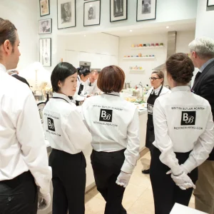 Students in butler training