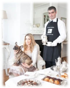 Teacher with our boss Sara Vestin Rahmani