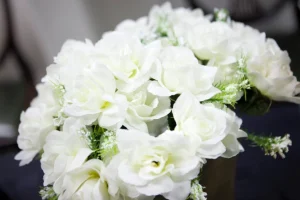 Beautifully arranged flowers