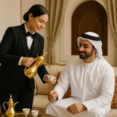 Domestic staff for palaces