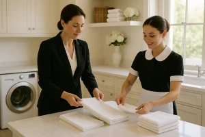 One on one housekeeper training