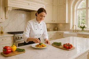 Female private chef