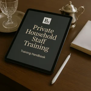 Digital household training handbook used by staff after training