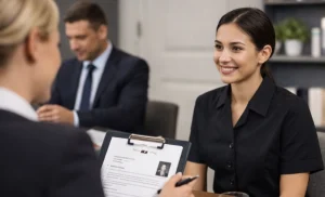 private household staff interview and candidate screening