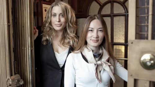 Consultants at a London domestic staff agency advising private household clients