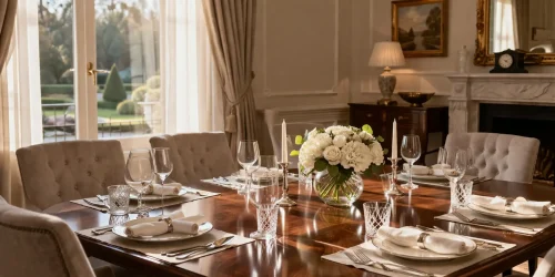 Luxury private household interior reflecting high standards, organisation and attention to detail