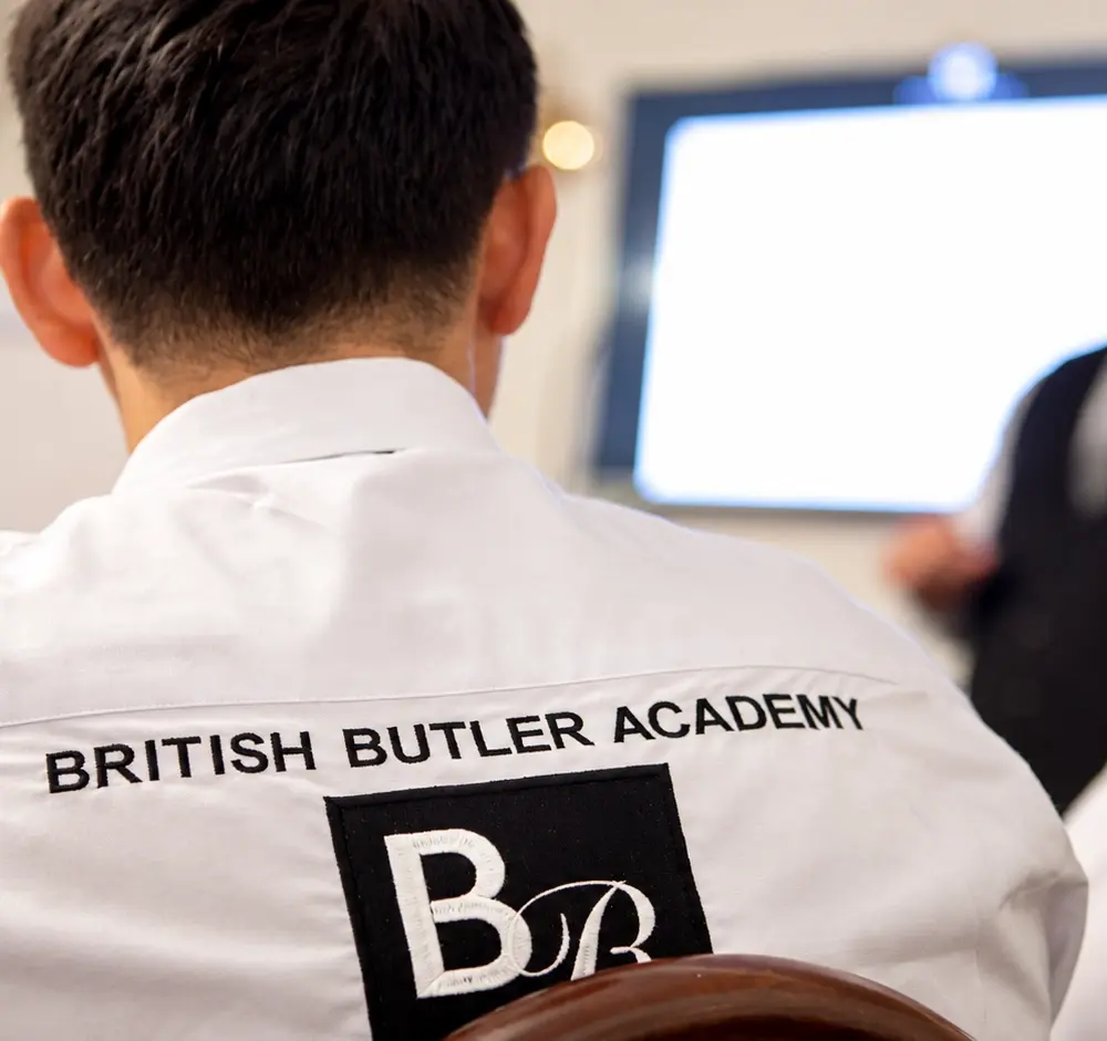 Training session at The British Butler Academy