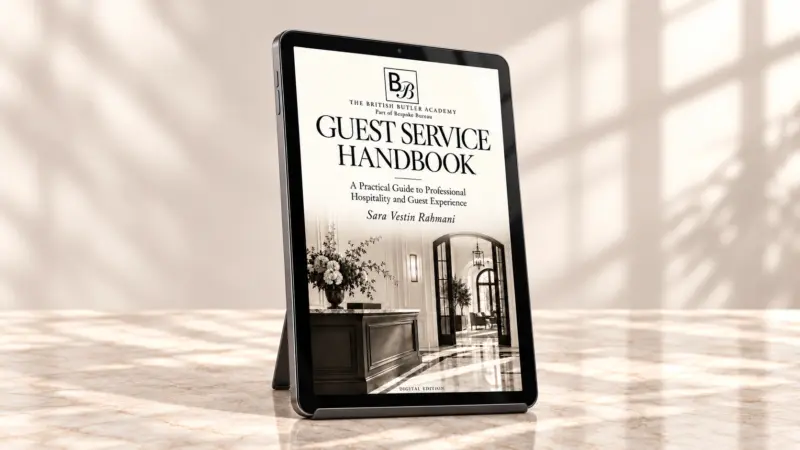 Guest Service Handbook by The British Butler Academy